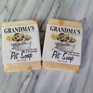 Grandma’s Pet Soap Pure and Natural Stop The Itching 2 Bars